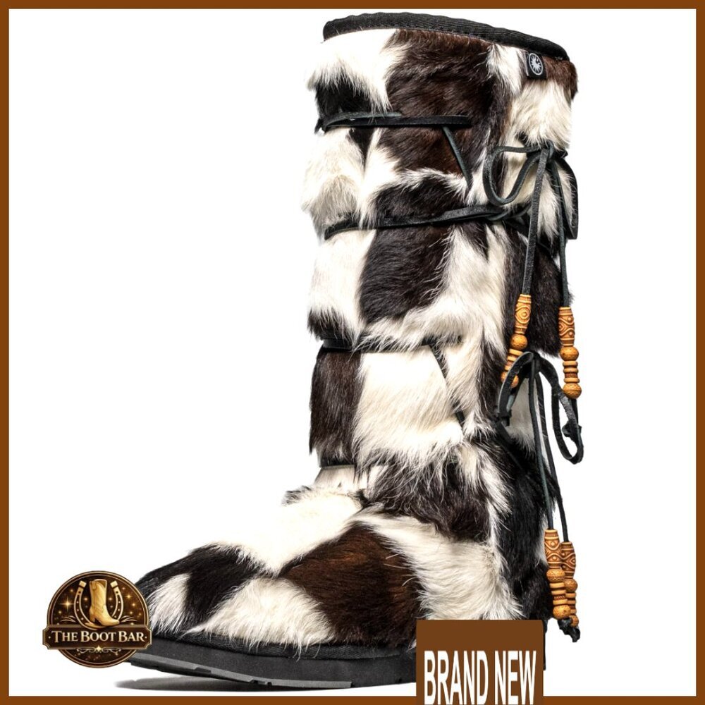 Knee High Winter Snow Boots Suede Fur Shearling Stylish Comfortable Women